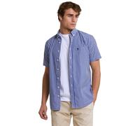 River Woods Custom Fit Striped Performance Stretch Shirt Short Sleeves B size S | Formal Shirts Outlet | Men S