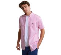 River Woods Custom Fit Striped Performance Stretch Shirt Short Sleeves P size M | Formal Shirts Outlet | Men M