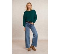 River Woods Lambswoolen Crew Neck Sweater Green size XL | Sweaters Outlet | Women | Green XL