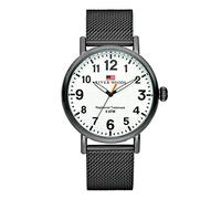 River Woods Sacramento Mens Black Watch RW420009 Stainless Steel - One Size