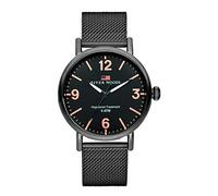 River Woods Delaware Mens Black Watch RW420035 Stainless Steel - One Size