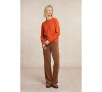 River Woods Merino Wool Crew Neck Sweater Orange size XL | Sweaters Outlet | Women XL
