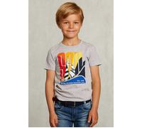 River Woods Normal Fit Basic T-shirt Dark Oyster Mix Grey size 10 | T-shirts Outlet | kids | Gray 10