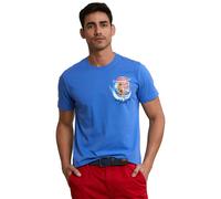 River Woods Normal Fit Basic T-shirt Short Sleeves Evening Blue size XXL | Print T-Shirts Outlet | Men | Blue XXL