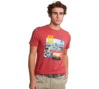 River Woods Normal Fit Basic T-shirt Short Sleeves Scarlet Mix size M | Print T-Shirts Outlet | Men | Red M