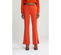 River Woods Orange Classic Pants With Side Slit size 38 | Wide Pants Outlet | Women | White 38