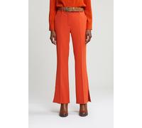 River Woods Orange Classic Pants With Side Slit size 44 | Wide Pants Outlet | Women | White