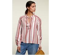 River Woods Red/white Striped Shirt With Tassels size 38 | Blouses Outlet | Women | White 38