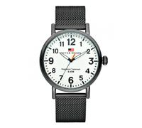 River Woods Sacramento Mens Black Watch RW420009 Stainless Steel - One Size