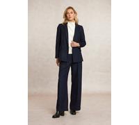 River Woods Striped Blazer Double Closure Blue size 34 | Blazers Outlet | Women | Blue 34