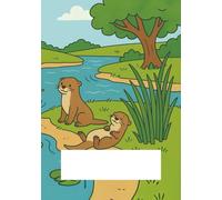 Riverbank Retreat - Flow with Words and Wonder!: : Wide-Ruled Notebook for Kids Ages 7-9 | 7 x 10 |160-Page River-Themed Writing Journal with Margin & Numbered Pages for School and Creative Expression