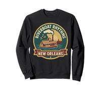 Riverboat Rhythms Shirt New Orleans Steamboat Jazz Fun Sweatshirt