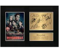 Riverdale Memorabilia Signed by 7 Cast A4 Printed Autograph Photo Reproduction Print Picture Display Seven Signatures Display Series Memorabilia Wall Art No19