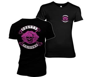 Riverdale Officially Licensed Pretty Poisons Women T-Shirt (Black), Large