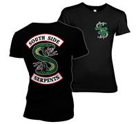 Riverdale Officially Licensed South Side Serpents Women T-Shirt (Black), Small