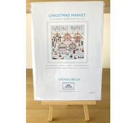 Riverdrift House Counted Cross Stitch Kit Christmas Market Sampler