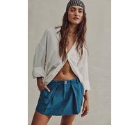 Riverfront Surplus Mini Skirt at Free People in Sailor Blue, Size: US 4 - female