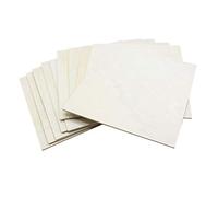 RIVERKING thin wood sheets,poplar wood sheet,Squares Wooden plywood ,balsa diy particle mdf board for diy,crafts,home decoration,house airplane ship boat(10pcs,8x8inch)