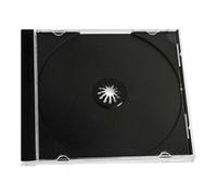 RIVERMEDIA 100 X Premium Single CD Jewel Cases with Black Tray 10.4mm Spine Pre-Assembled (18070)
