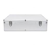 RIVERMEDIA DJ Flight Case Aluminium Style CD DVD Blu-ray Storage Box 1000 Disc with Hanging Sleeves