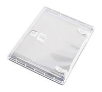 RIVERMEDIA Premium Clear USB Case 14mm - Transparent DVD-Style Protective Holder for Single USB Drive, Compact and Durable Plastic Storage (25)