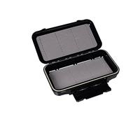 Riverruns Fly Fishing Boxes Double Foams insert Waterproof Flies Fishing Tackle box Streamer Fly Box(Black-H19LD)