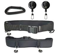 Riverruns Fly Fishing Wading Belt, Adjustable Fly Fishing Belt with tools for Men Kayaking.