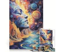 Rivers of The Cosmos Puzzles for Adults 1000 Puzzles Strengthen Memory Anxiety Relief Smooth Edge Warm Surprise (50x75cm)