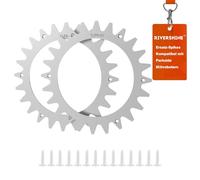 RIVERSHINE Galvanised Steel Spikes, Compatible with Parkside Robotic Lawnmower, Robot Lawnmower Wheel Size 212 mm, Compatible with Parkside Robotic Lawnmower PMRA/PMORDA 20 -Li B2, for Traction