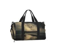 Riverside At Night Large Capacity Handheld Crossbody Bag Light Sturdy Water Repellent for Travel Outdoor