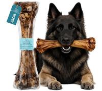Riverside Calf Bone Beef Chew 25CM - Natural Dog Treats For Large dogs, long lasting dog chew with Natural Marrow For Dental Health, Mental Stimulation And Plaque Reduction