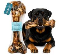 Riverside Dino Bone Beef Chew 45CM - Natural Dog Treats For Large dogs, long lasting dog chew with Natural Marrow For Dental Health, Mental Stimulation And Plaque Reduction