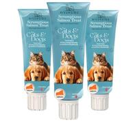 Riverside Salmon Paste for Dogs - 3 x 90g Omega-3 Rich Salmon Dog Treats - Delicious Dog Treats for Licky Mats - OIL SEPARATION IS NATURAL
