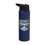 Riverside State Park Washington Outdoor Nature Hiking Stainless Steel Insulated Water Bottle