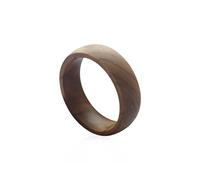 riversmerge NFC Wood Forum Type 2 215 496 Bytes Chip Universal for Mobile Phone Wearable Smart Ring Waterproof NFC Ring for Men or Women（wood nfc ring 20mm）