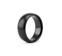 riversmerge RFID black color Smart Finger rewrite Ring T5577 Chip id Wear for Men or Women, Ceramic, No Gemstone