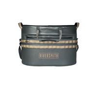 RiverSmith Convoy Hauler, Waterproof Gear Bag for Fly Fishing, Gray/Orange (Shadow Kelp, 45L)
