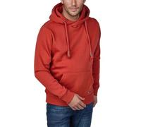 Riverso Julian Men's Hooded Pullover / Hoodie / Sweatshirt with Hood and Kangaroo Pocket, Cross-Over Collar, Regular, Cotton, Grey / Green / Red / Blue / Black, S / M / L / XL / 2XL / 3XL / 4XL / 5XL