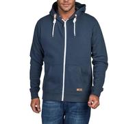 riverso Men's Hooded Jacket RIVThilo Sweatshirt Hoodie Hooded Zip Basic Plain Cotton Grey Brown Green Red Blue Black S M L XL 2XL 3XL 4XL 5XL