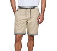 riverso RIVAngelo Men's Stretch Shorts Regular Fit Bermuda Shorts Summer Black Beige Grey Blue Navy Green S M L XL XXL 3XL 4XL 5XL, Wet Sand, 4XL