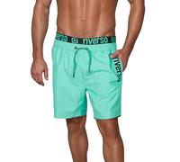 riverso RIVBobby Men's Swimming Trunks Summer Sports Beach Shorts Drawstring Print 100% Polyester Black Green Orange Red S M L XL XXL 3XL 4XL 5XL