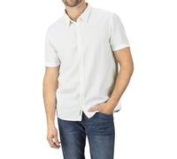 riverso RIVCarlo Men's Linen Shirt, Regular Fit, Short Sleeve Shirt, Casual Shirt, Summer Shirt, Linen Shirt, Tops, Basic Button Placket, Plain White, Beige, Blue, Green, S, M, L, XL, XXL, 3XL, 4XL,