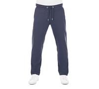 riverso RIVGuido Men's Jogging Bottoms Cotton Long Regular Fit Sports Trousers Training Trousers Casual Trousers Black Grey Green Blue Red S M L XL XXL 3XL 4XL 5XL, navy, XL
