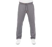 riverso RIVGuido Men's Tracksuit Bottoms Jogger Jogging Bottoms Sports Trousers Casual Trousers Regular Plain Long Pockets Cotton, Grey Melange Standard 2, M
