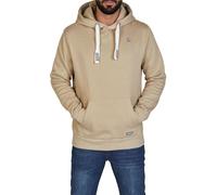 riverso RIVLinus Men's Regular Fit Hoodie Pullover Sweatshirt Streetwear Grey Brown Green Red Blue Black S M L XL 2XL 3XL 4XL 5XL, Cobblestone Beige, XXL