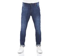 riverso RIVToni Men's Stretch Tapered Fit Jeans Trousers Denim Black Blue Grey 29 30 31 32 33 34 36 38 40, Dark Blue Denim (D212), 29 W/34 L