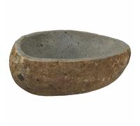 vidaXL Riverstone basin Light Grey (30-37) x (25-30) x 12 cm