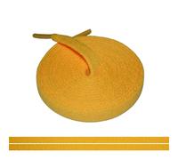 RiverValley Flat Shoelaces for Boots - 2 Pairs Durable Replacement Laces for Martin Boots, Work & Hiking Shoes, Yellow, 71inch（180cm）