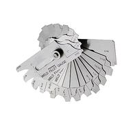 RIVERWELD 12 Piece Fillet Weld Set 1/32" increments to 1/2", 1/16" increments to 1" Inch RL Gauge Welding Inspection Test Ulnar