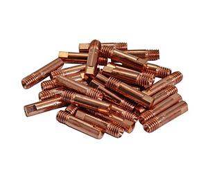 RIVERWELD 15AK MIG Contact Tips Φ0.9mm 140.0177 M6x25mm 50pcs | .035" for MB15 Co2 MAG Welding Torch